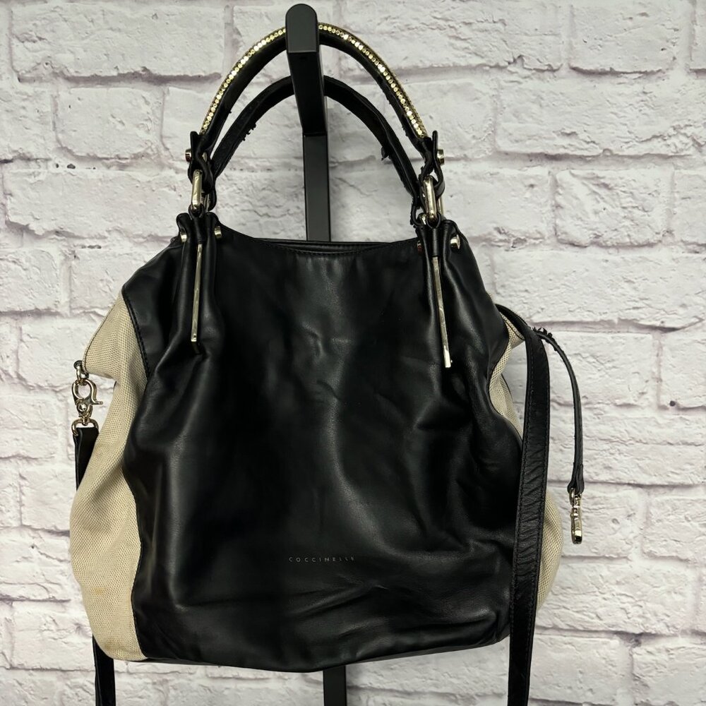 Coccinelle Black / Tan Tote
